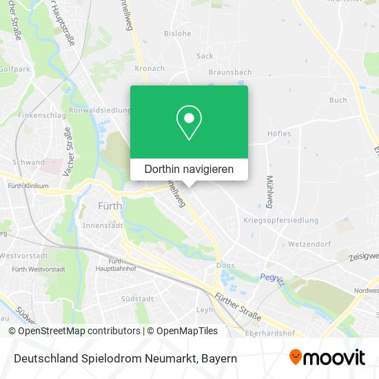 Deutschland Spielodrom Neumarkt Karte