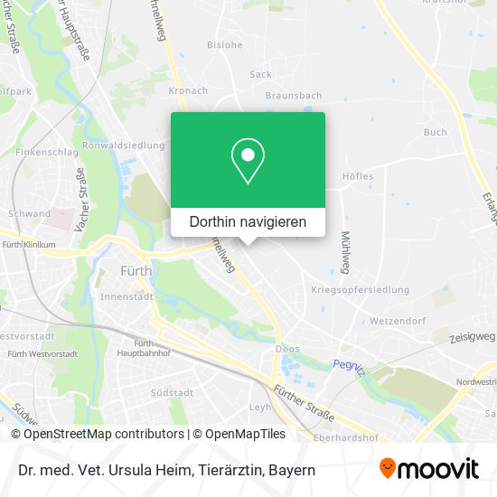 Dr. med. Vet. Ursula Heim, Tierärztin Karte