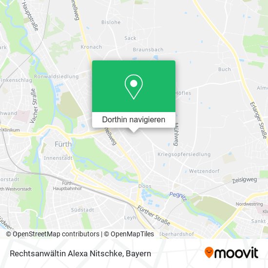 Rechtsanwältin Alexa Nitschke Karte