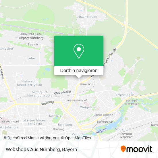 Webshops Aus Nürnberg Karte