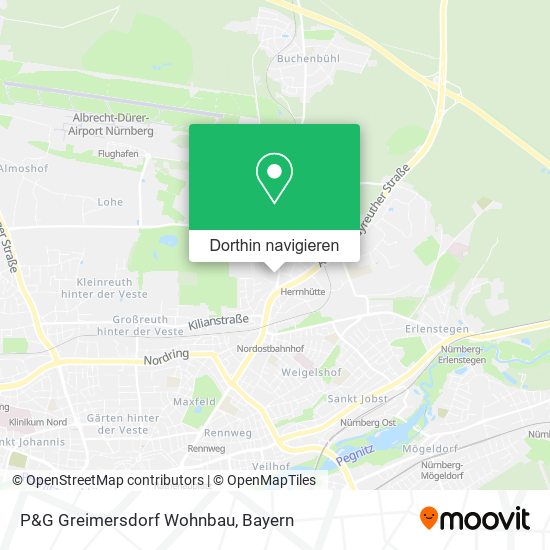 P&G Greimersdorf Wohnbau Karte