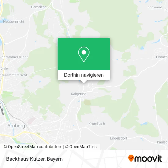 Backhaus Kutzer Karte