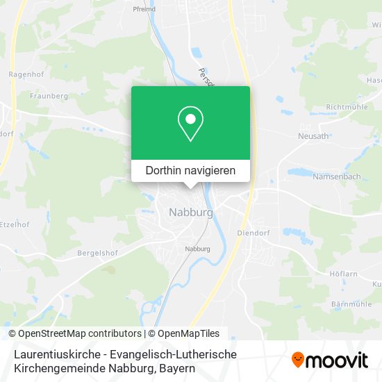 Laurentiuskirche - Evangelisch-Lutherische Kirchengemeinde Nabburg Karte