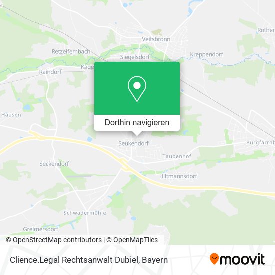 Clience.Legal Rechtsanwalt Dubiel Karte