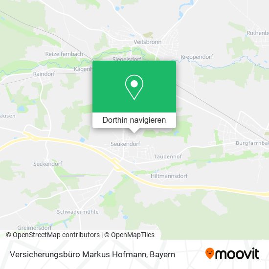 Versicherungsbüro Markus Hofmann Karte