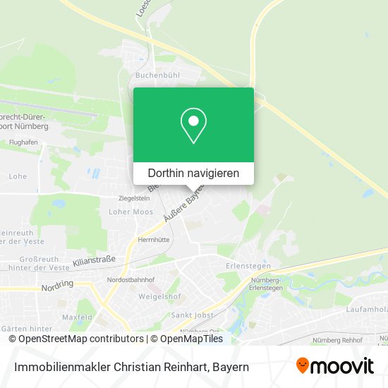 Immobilienmakler Christian Reinhart Karte
