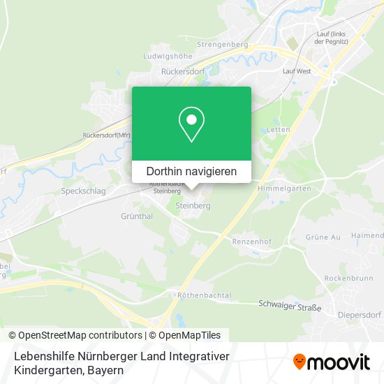 Lebenshilfe Nürnberger Land Integrativer Kindergarten Karte