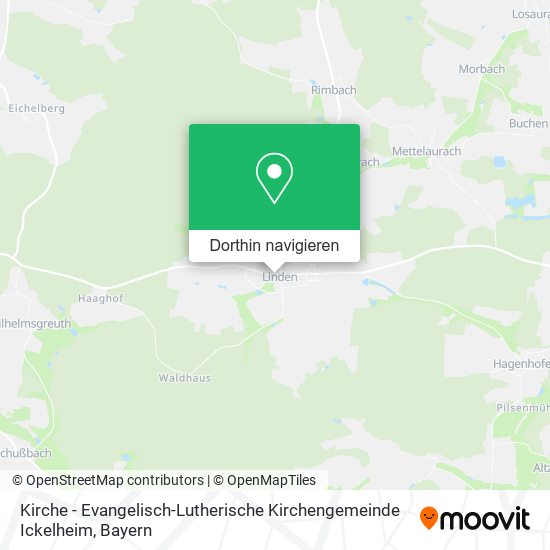 Kirche - Evangelisch-Lutherische Kirchengemeinde Ickelheim Karte