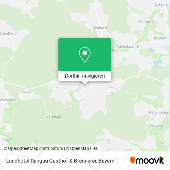 Landhotel Rangau Gasthof & Brennerei Karte