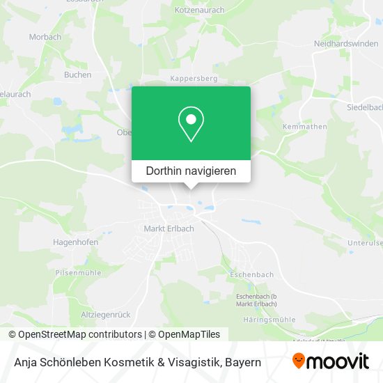 Anja Schönleben Kosmetik & Visagistik Karte
