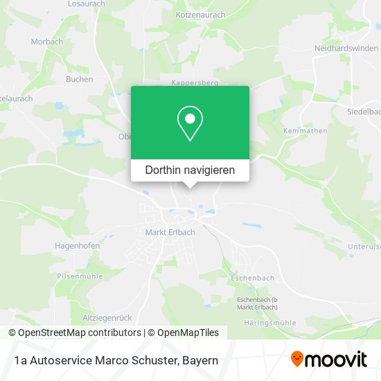 1a Autoservice Marco Schuster Karte