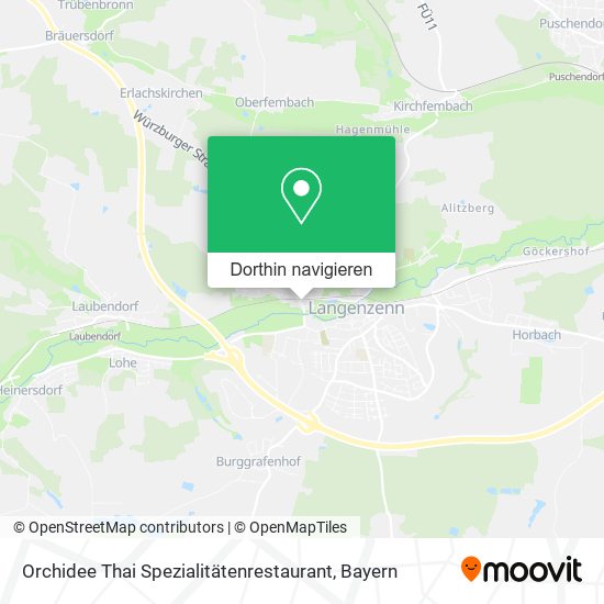 Orchidee Thai Spezialitätenrestaurant Karte