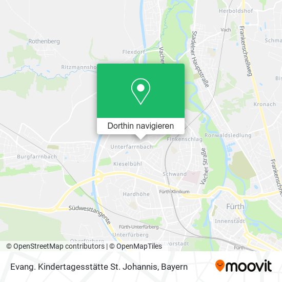 Evang. Kindertagesstätte St. Johannis Karte