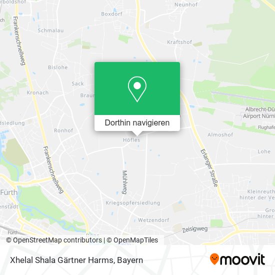 Xhelal Shala Gärtner Harms Karte