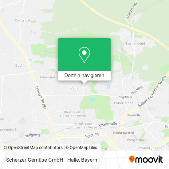 Scherzer Gemüse GmbH - Halle Karte