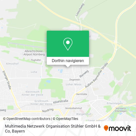 Multimedia Netzwerk Organisation Stühler GmbH & Co Karte