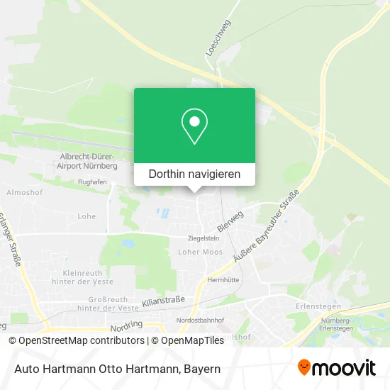 Auto Hartmann Otto Hartmann Karte