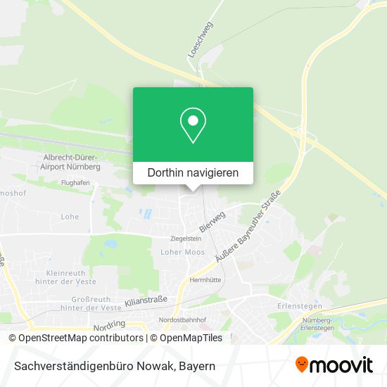 Sachverständigenbüro Nowak Karte