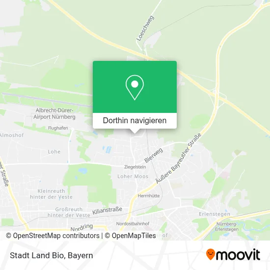 Stadt Land Bio Karte