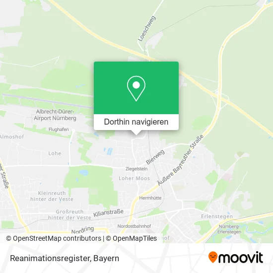 Reanimationsregister Karte