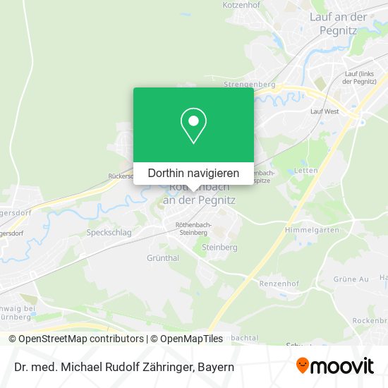 Dr. med. Michael Rudolf Zähringer Karte