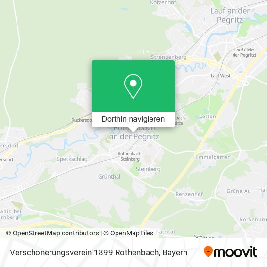 Verschönerungsverein 1899 Röthenbach Karte