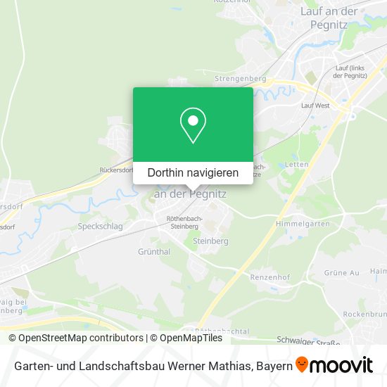 Garten- und Landschaftsbau Werner Mathias Karte