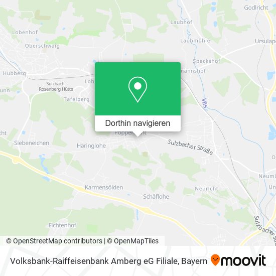 Volksbank-Raiffeisenbank Amberg eG Filiale Karte