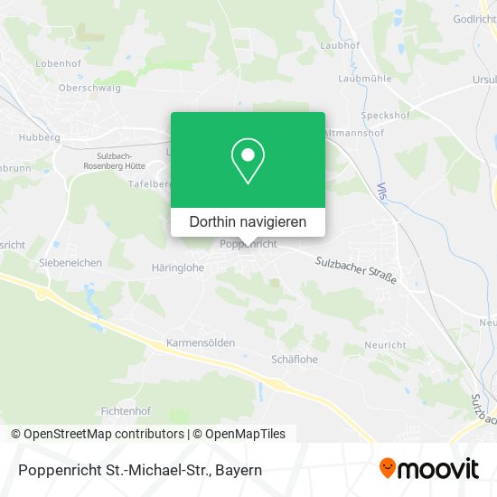 Poppenricht St.-Michael-Str. Karte