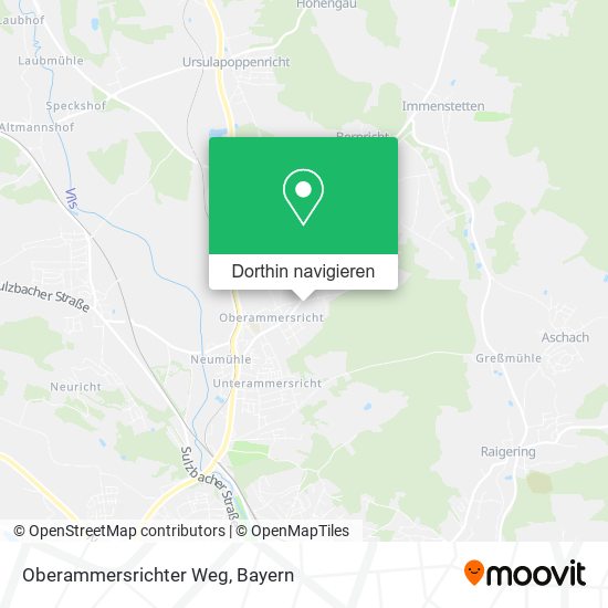 Oberammersrichter Weg Karte