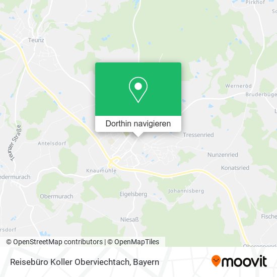 Reisebüro Koller Oberviechtach Karte