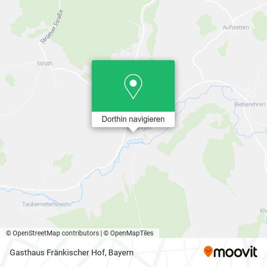 Gasthaus Fränkischer Hof Karte