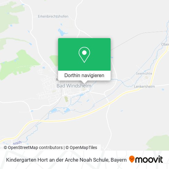 Kindergarten Hort an der Arche Noah Schule Karte