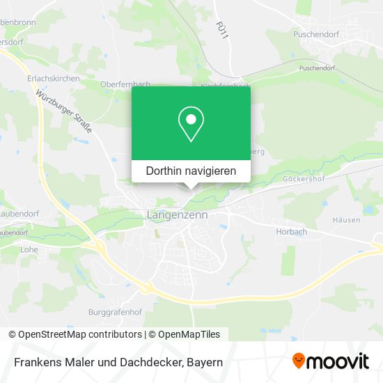 Frankens Maler und Dachdecker Karte