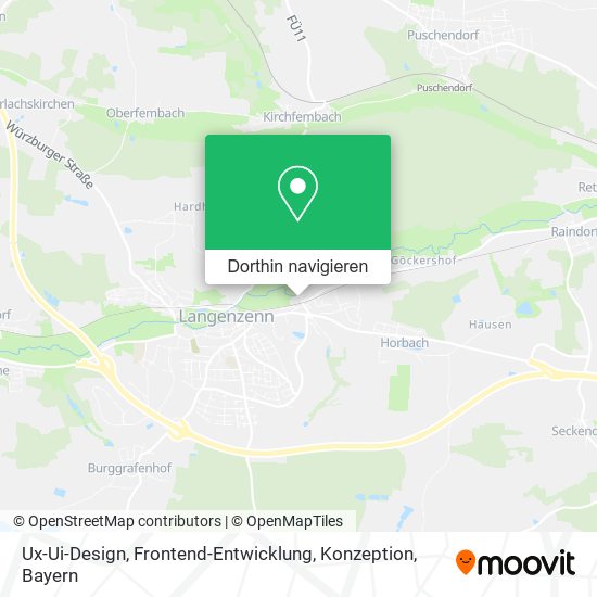 Ux-Ui-Design, Frontend-Entwicklung, Konzeption Karte
