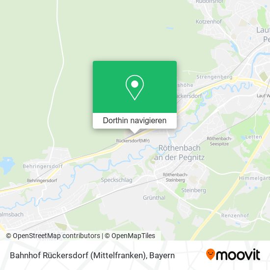 Bahnhof Rückersdorf (Mittelfranken) Karte