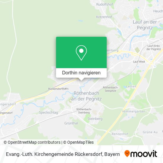 Evang.-Luth. Kirchengemeinde Rückersdorf Karte