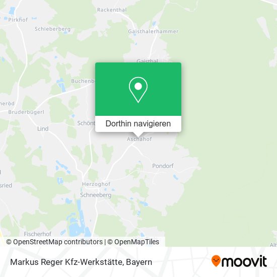 Markus Reger Kfz-Werkstätte Karte