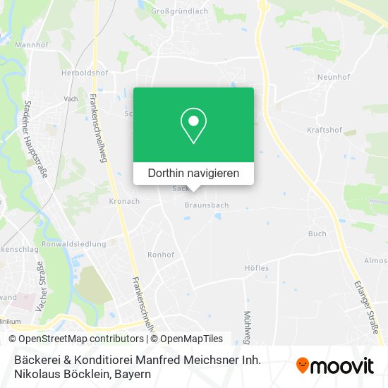 Bäckerei & Konditiorei Manfred Meichsner Inh. Nikolaus Böcklein Karte