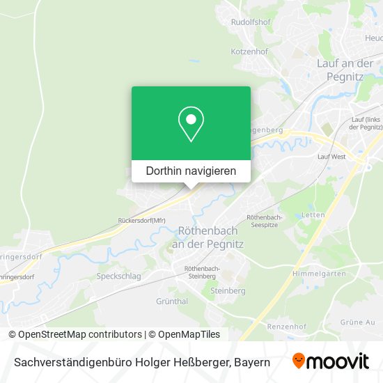 Sachverständigenbüro Holger Heßberger Karte