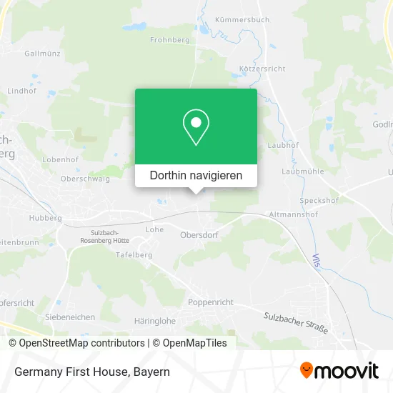 Germany First House Karte