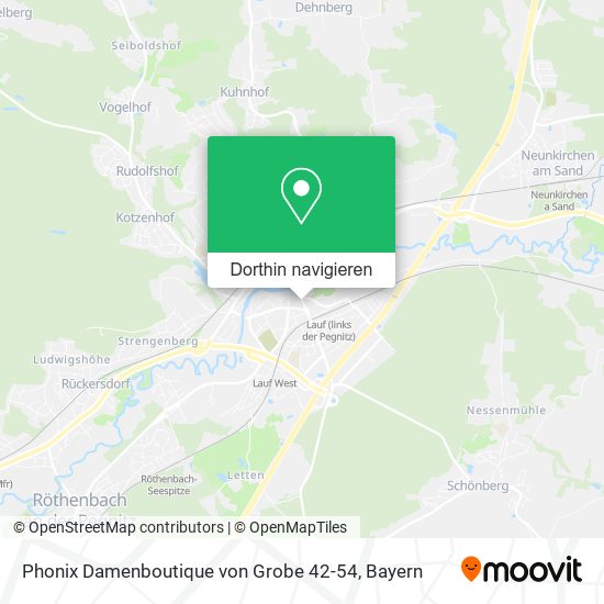 Phonix Damenboutique von Grobe 42-54 Karte
