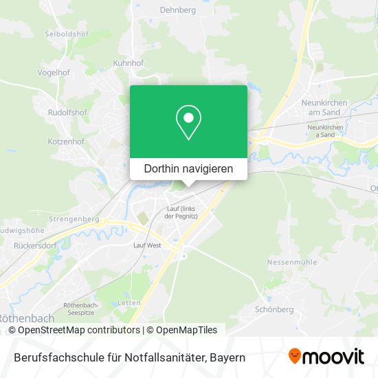 Berufsfachschule für Notfallsanitäter Karte