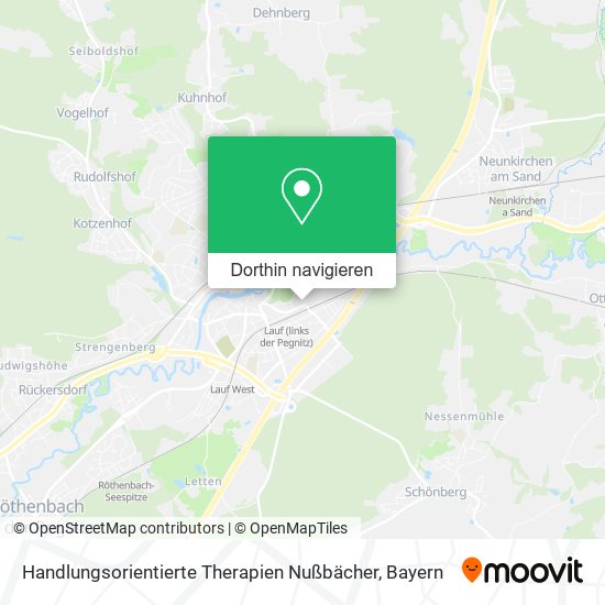 Handlungsorientierte Therapien Nußbächer Karte