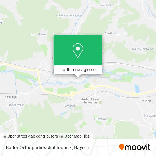 Bader Orthopädieschuhtechnik Karte