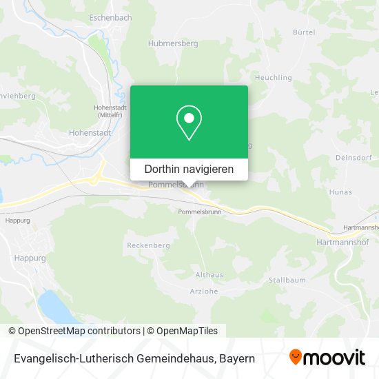 Evangelisch-Lutherisch Gemeindehaus Karte