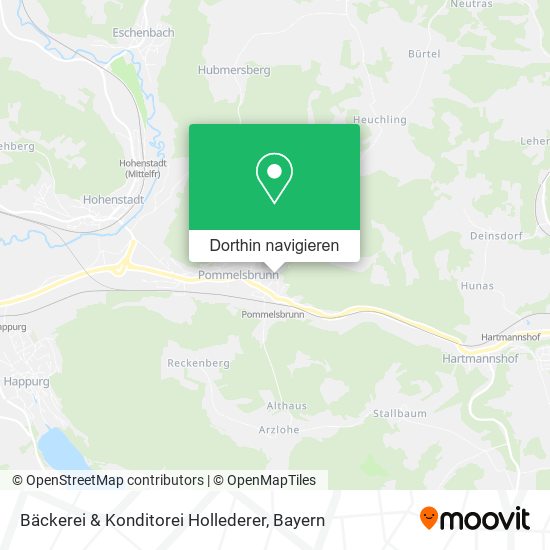 Bäckerei & Konditorei Hollederer Karte