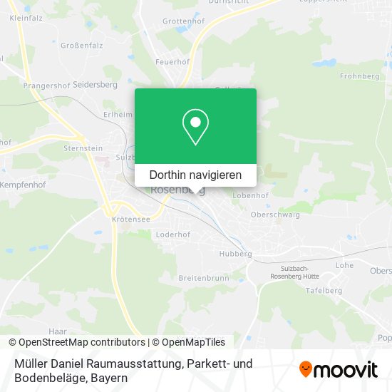 Müller Daniel Raumausstattung, Parkett- und Bodenbeläge Karte