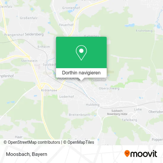 Moosbach Karte