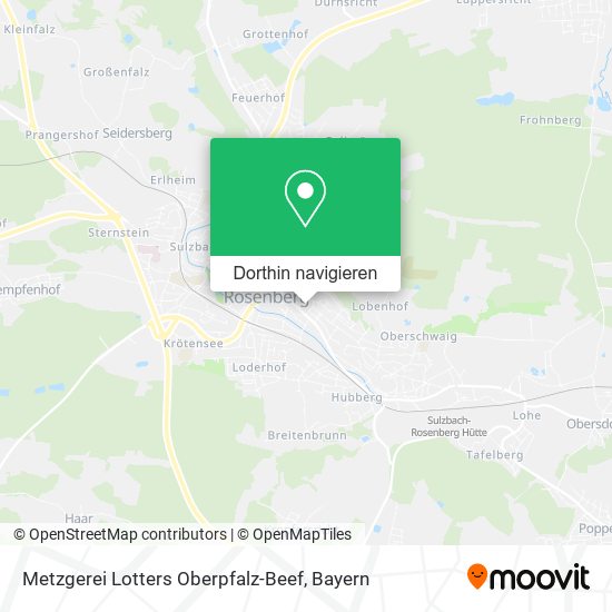 Metzgerei Lotters Oberpfalz-Beef Karte